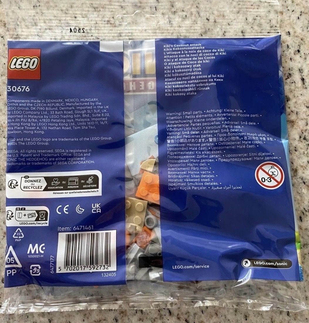 Lego Baukästen: LEGO OVP 30676 Sonic Polybag – Neu und originalverpackt aus Glis von Timer 2
