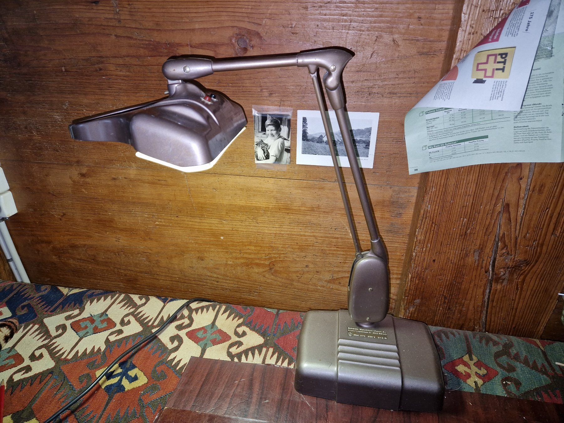 Lampen: antike Lampe "Schweizer Maschinen Import AG" – Gebraucht aus Seedorf BE von Stibutz 4