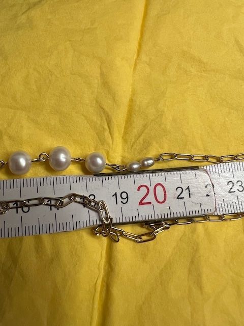 Catenine: Super schöne Perlenkette - vergoldete – Usato da Neerach venduto da romiping 7