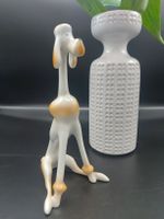 Art Deco Pudel v. Hollohaza Ungarn aus Porzellan