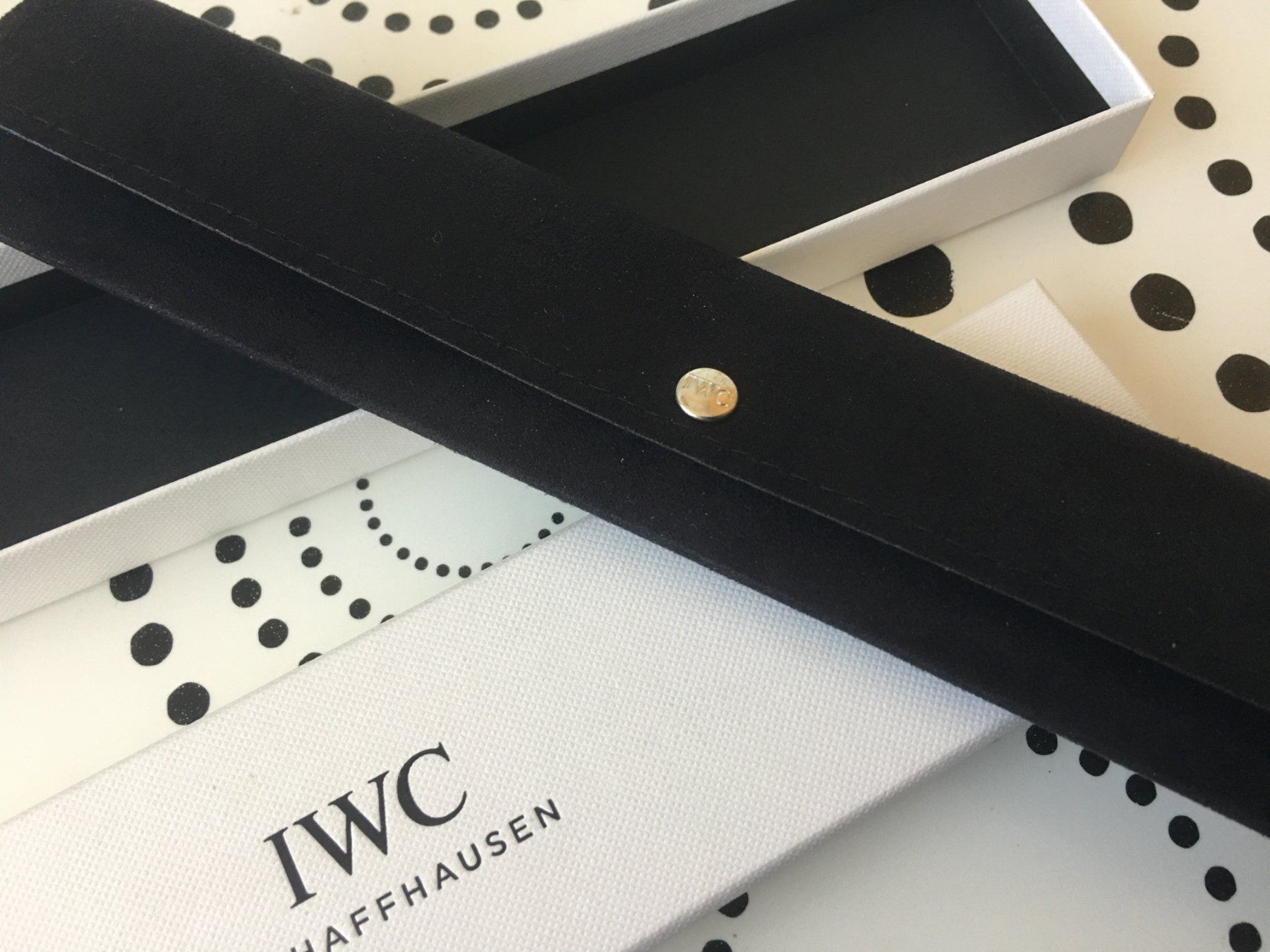 Scatole porta orologi: IWC ORIGINAL - ETUI & BOX CASE - NEW !!! – Nuovo (secondo la descrizione) da Epalinges venduto da dream-watch 1