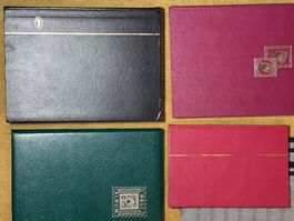4 Briefmarken Alben