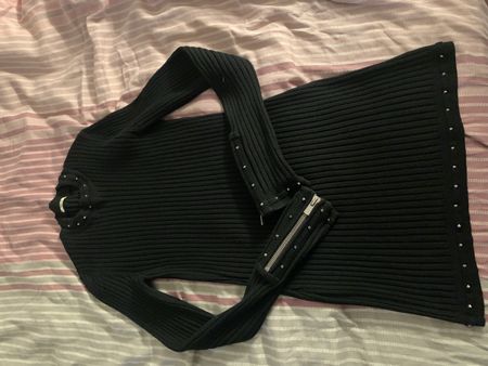 Wolford merino wolle kleid schwarz