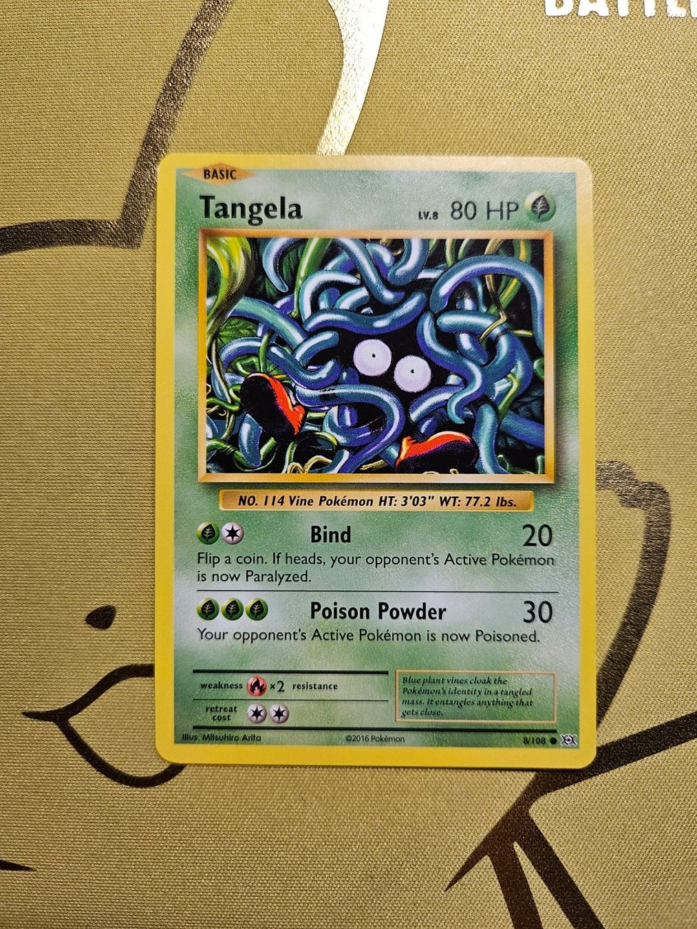Pokémon Carte collezionabili: Evolutions - Tangela 8/108 – Usato da Bellinzona venduto da Pokemarco