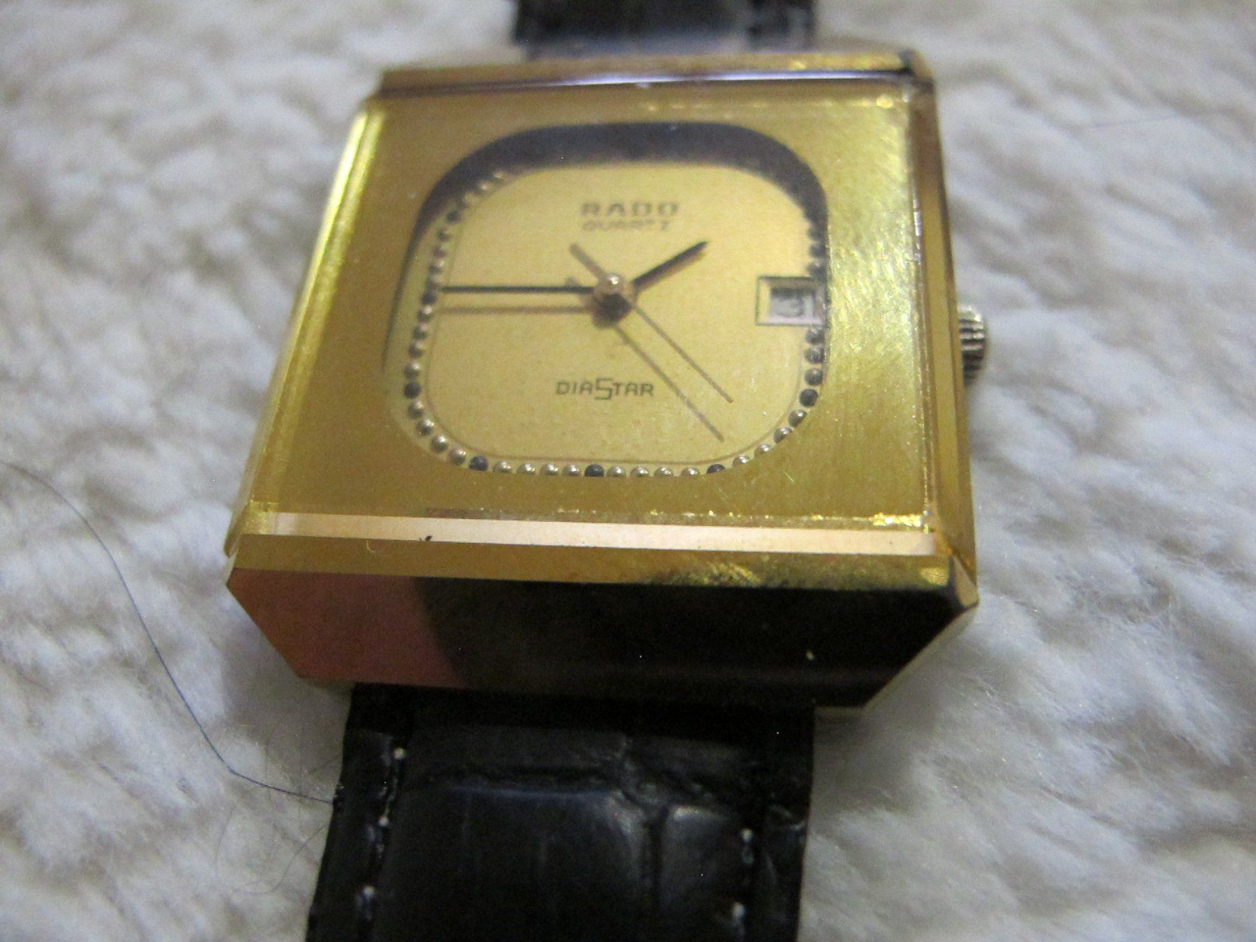 Rado Uhren: Rado DiaStar Quartz Damen Oder Herren Vintage Vergoldet – Gebraucht aus Altnau von SwissGoldTime 1