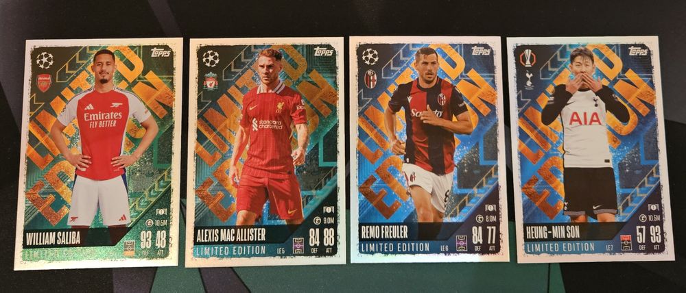 Topps Carte collezionabili: Topps Match Attax 24/25 4× Limited Edition – Nuovo (secondo la descrizione) da Wittenbach venduto da sas_n2wg