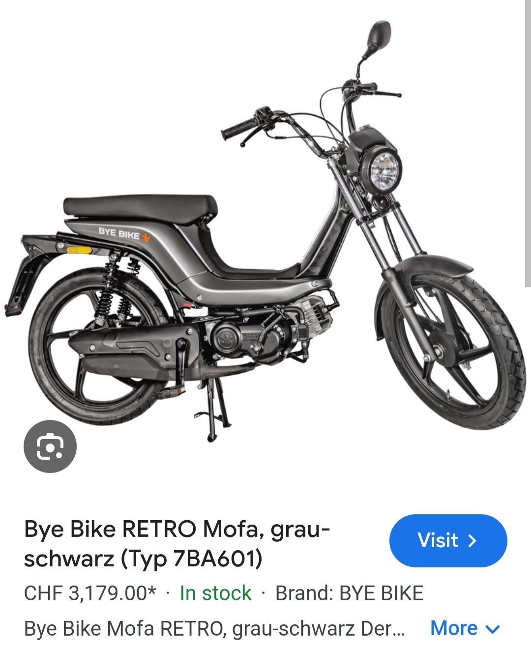 Ciclomotori: Mofa Töffli Bye Bike Jg.2024 – Usato da Wädenswil venduto da dubida 9
