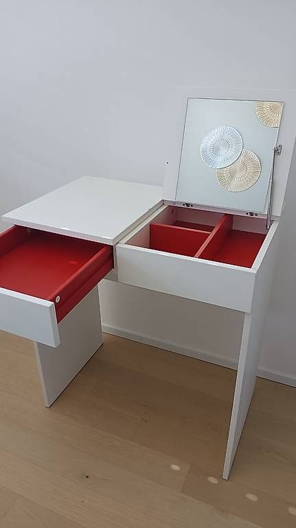 Tavoli da trucco: Coiffeuse IKEA Brimnes - Blanche - 70 x 42 cm – Usato da Thônex venduto da dcas-1226 1