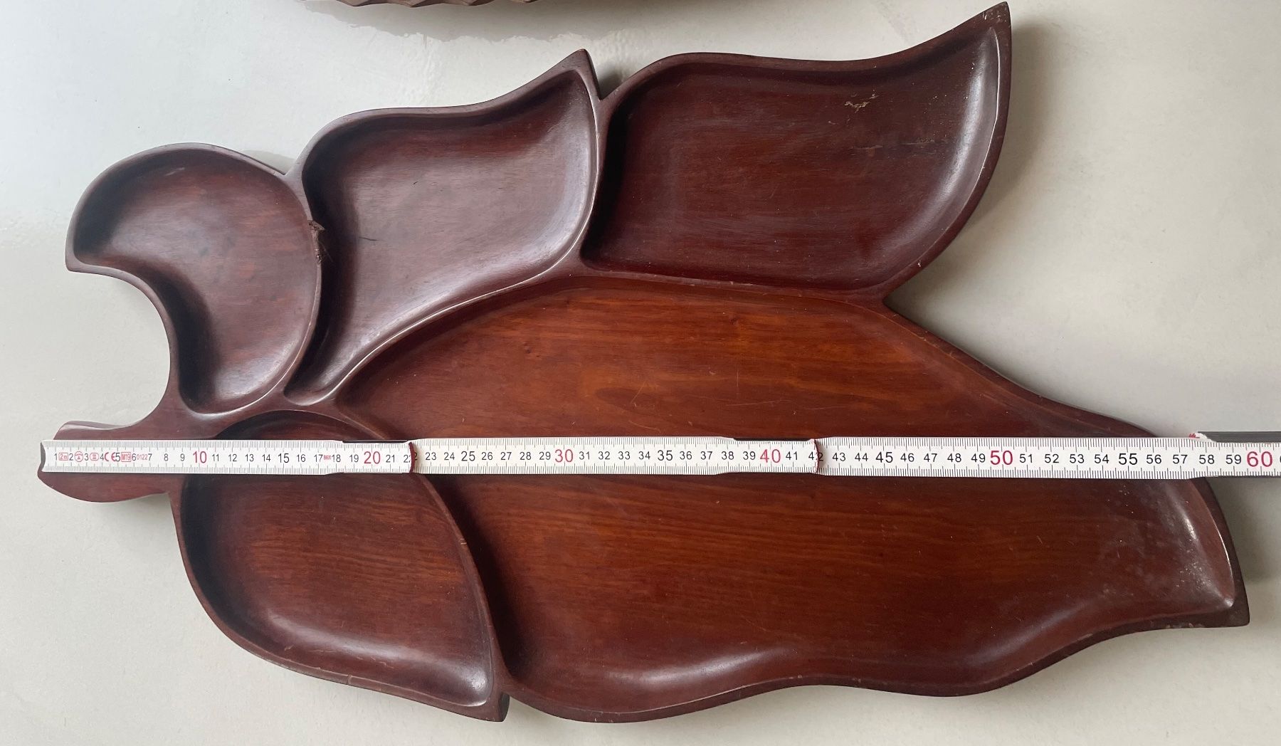 Piatti di portata: Holztablett 60 x 28 cm -  großes Tablett – Usato da Minusio venduto da Pink222