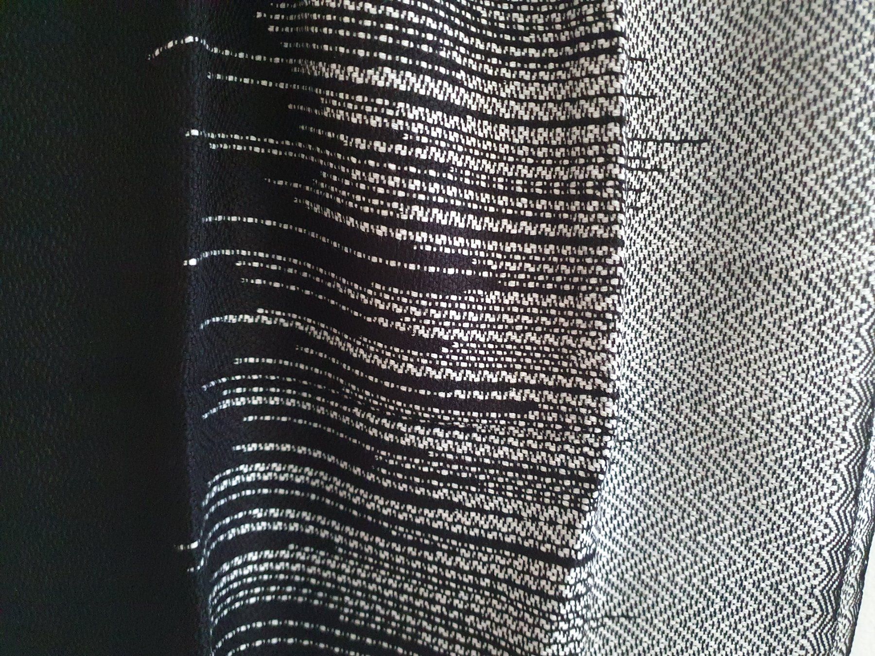 Foulard & Sciarpe: Schal, Baumwolle, Handgewebt, Schwarz/Weiss – Nuovo (secondo la descrizione) da Basel venduto da Anghkorwatt 5
