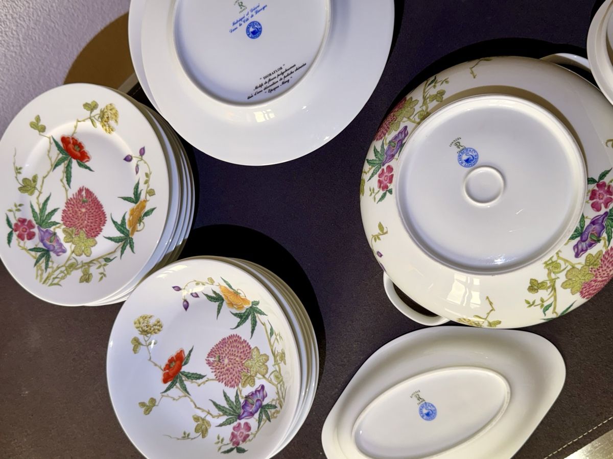 Set di piatti: Raynaud Limoges Dioraflor by CERALENE. – Nuovo (secondo la descrizione) da Le Sentier venduto da dar_hb62 6