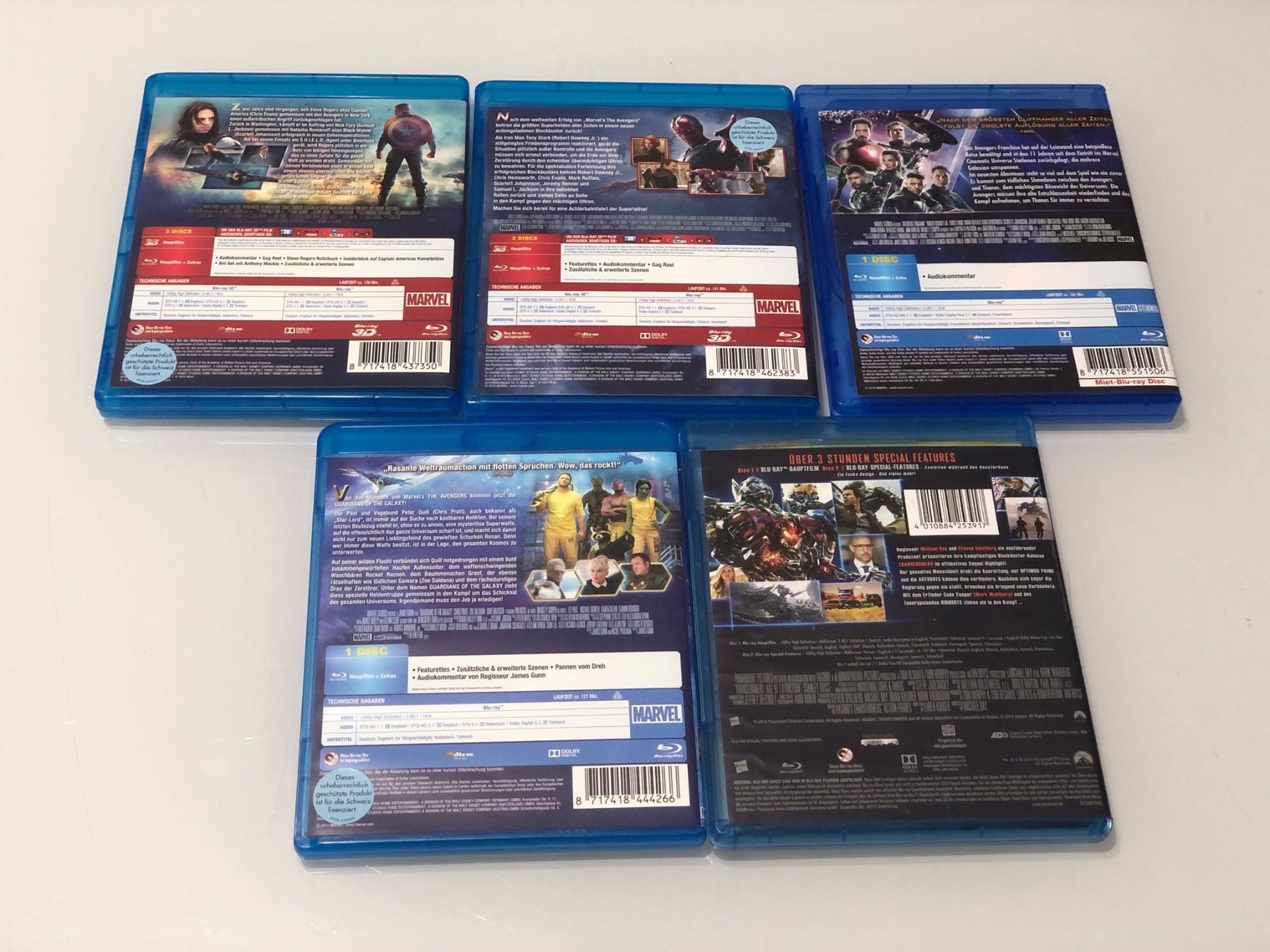 Tutti i DVDs: 5 coole Blu-Ray Actionfilme – Usato da Röschenz venduto da Tashroal 1