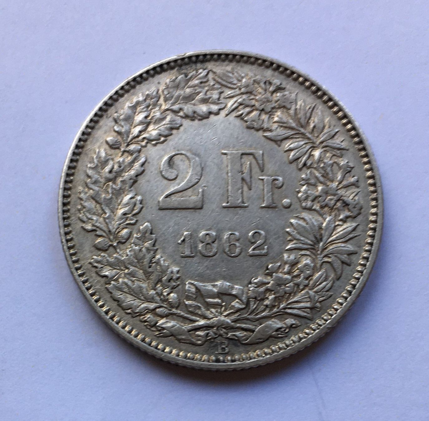 Tutti le monete: 1862 2 Franken vz+ – Usato da Kirchberg SG venduto da Helveticus00