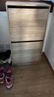 Schuhkipper Holzoptik zwei Fächer 