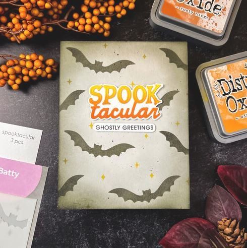 Sciablone: Scrapbook.com  Stanzschablone ** Spooktacular ** – Nuovo e nell'imballaggio originale da Rubigen venduto da rofi100 1