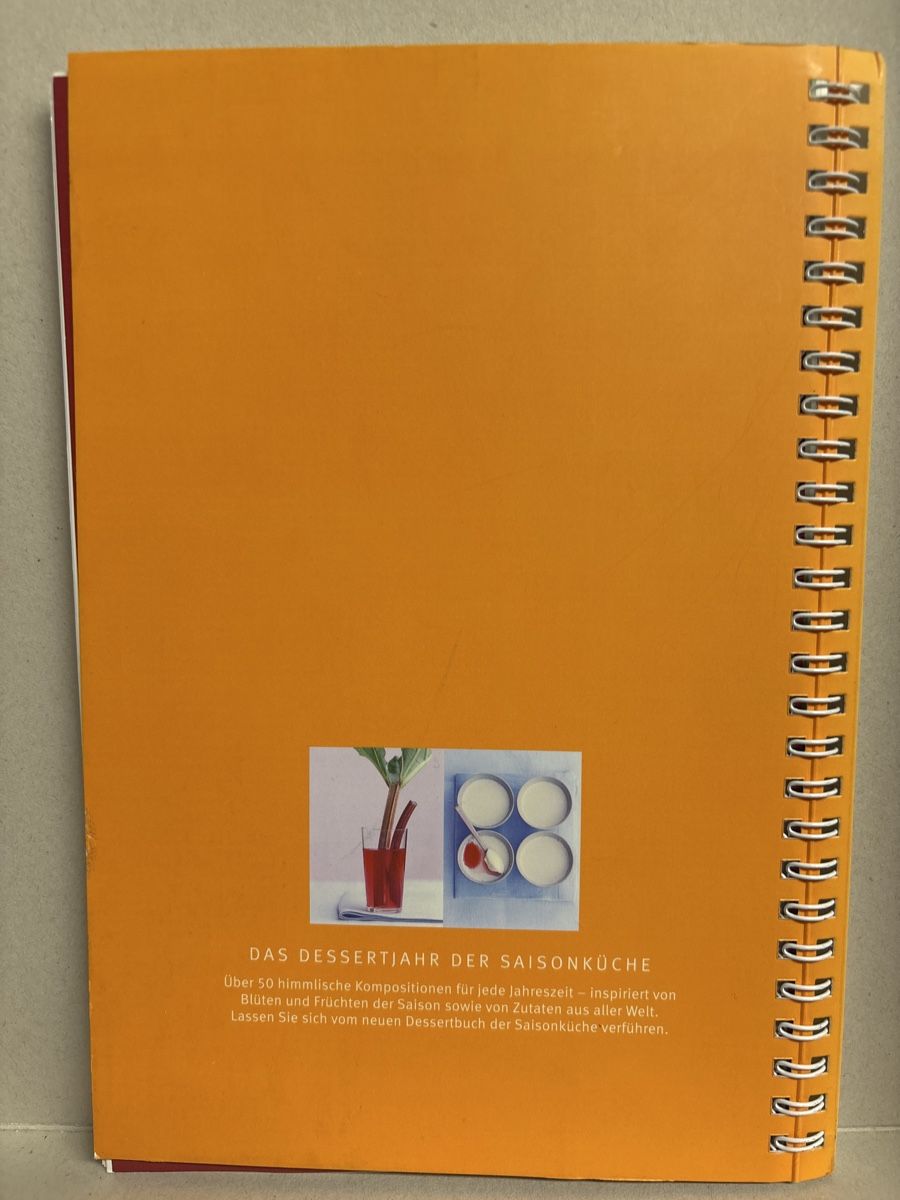 Libri: Saisonküche Kochbuch, "Desserts" – Usato da Vordemwald venduto da Youko 3