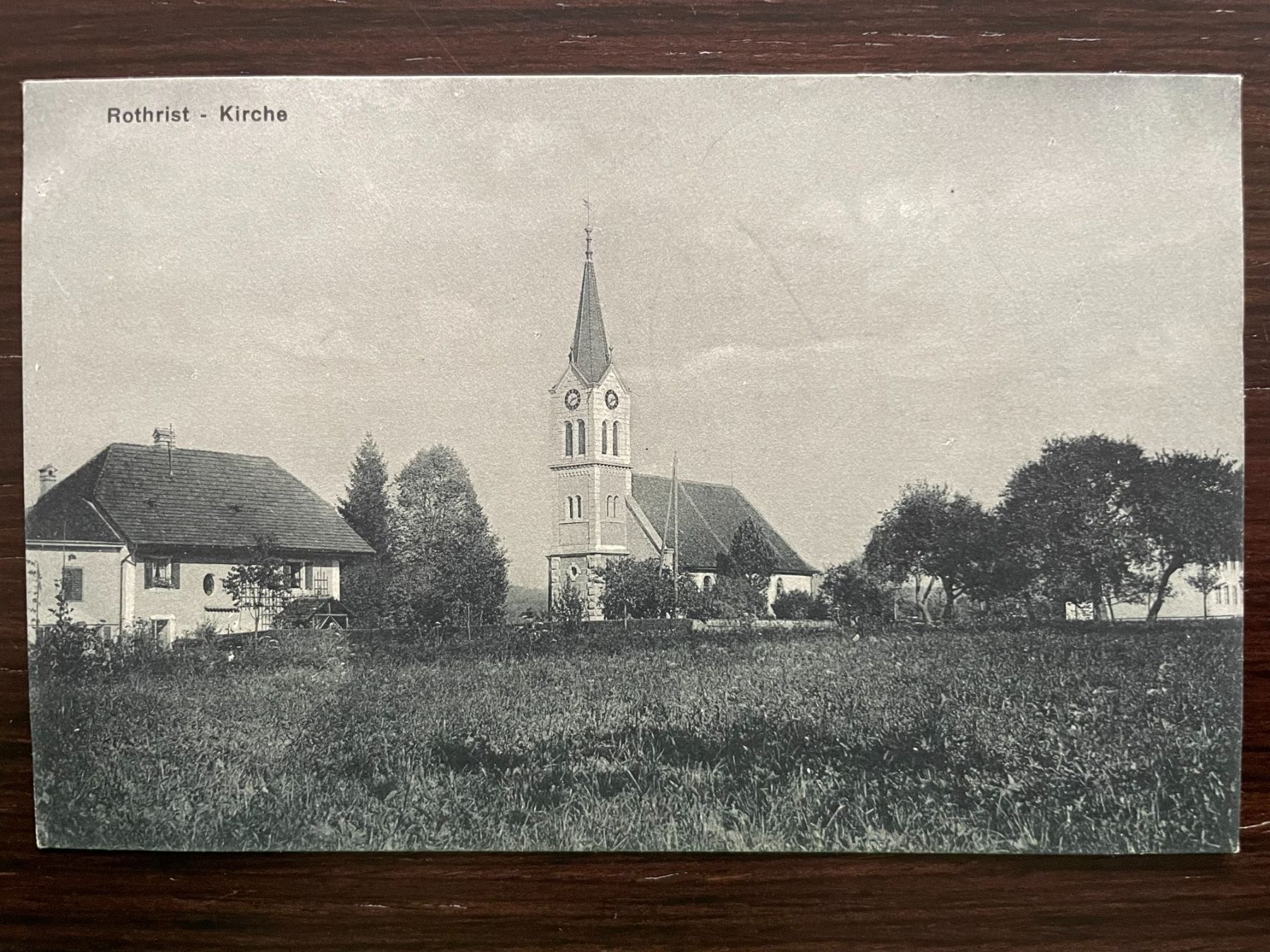 Cartoline postali: ROTHRIST Kirche, 2 Ansichtskarten – Usato da Wald ZH venduto da TLILEF 3
