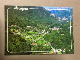 Arcegno Tessin Flugaufnahme