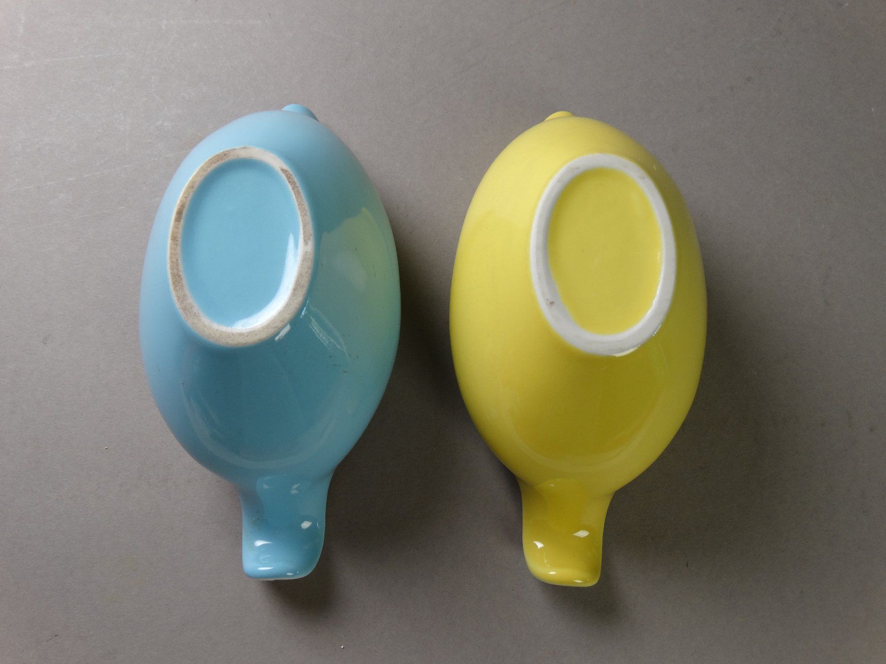 Rössler Schalen: 2 tolle Rössler Saucière blau & gelb – Gebraucht aus Grossaffoltern von Bessy202 4