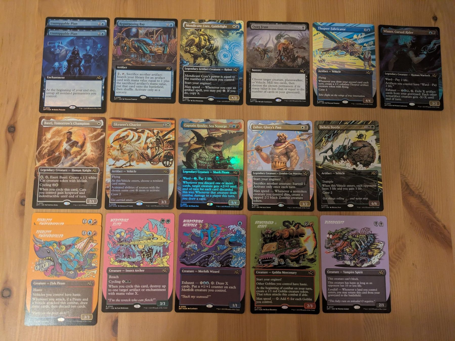Magic The Gathering Sammelbilder & Trading cards: Magic (MTG) - Aetherdrift (/Commander) Big Collector Pack – Gebraucht aus Lausanne von fedia 1
