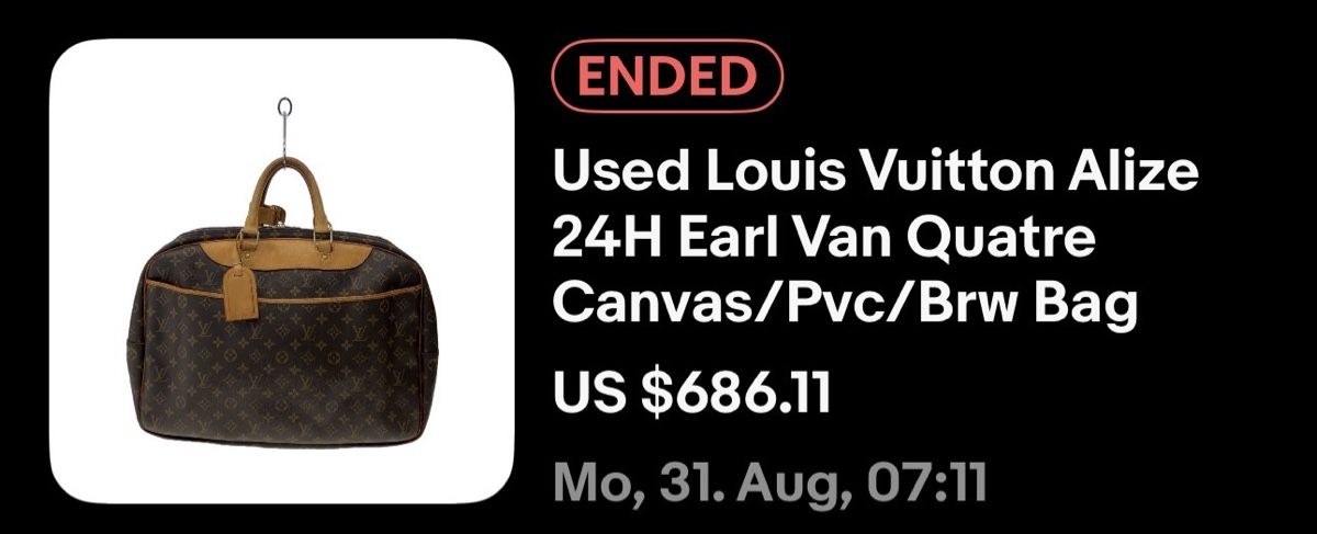 Louis Vuitton Valigie: Louis Vuitton Alize 24H Monogram Travel Case – Usato da Winterthur venduto da Atelier.W.Maison 2