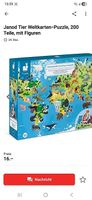 Janod Lernpuzzle Bedrohte Tiere 200 Teile