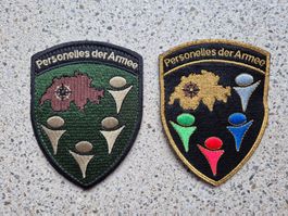 *** Badge Set Personelles der Armee mit klett ***