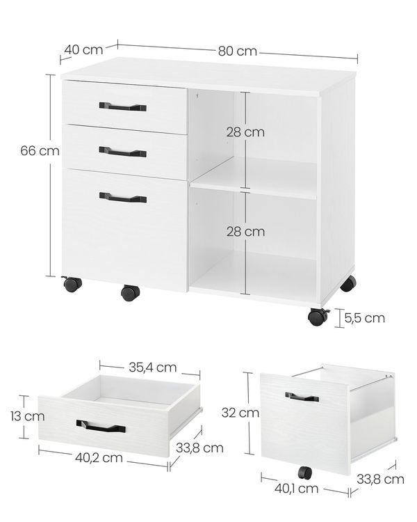 Banconi: Aktenschrank Rollcontainer Druckerständer mit Rollen AURORA – Nuovo e nell'imballaggio originale da Lachen SZ venduto da MAMORU-MOEBEL 4