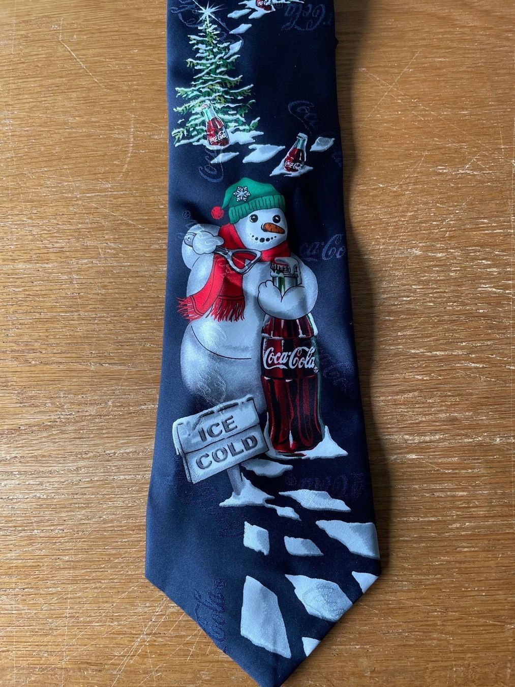 Cravatte: Coca-Cola Weihnachtskrawatte Schneemann – Nuovo (secondo la descrizione) da Olten venduto da framos65