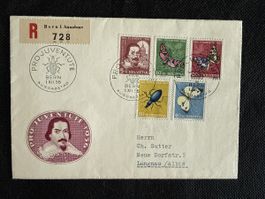 1956 Pro Juventute -FDC ET - Ersttag Voll Stempel - Sutter