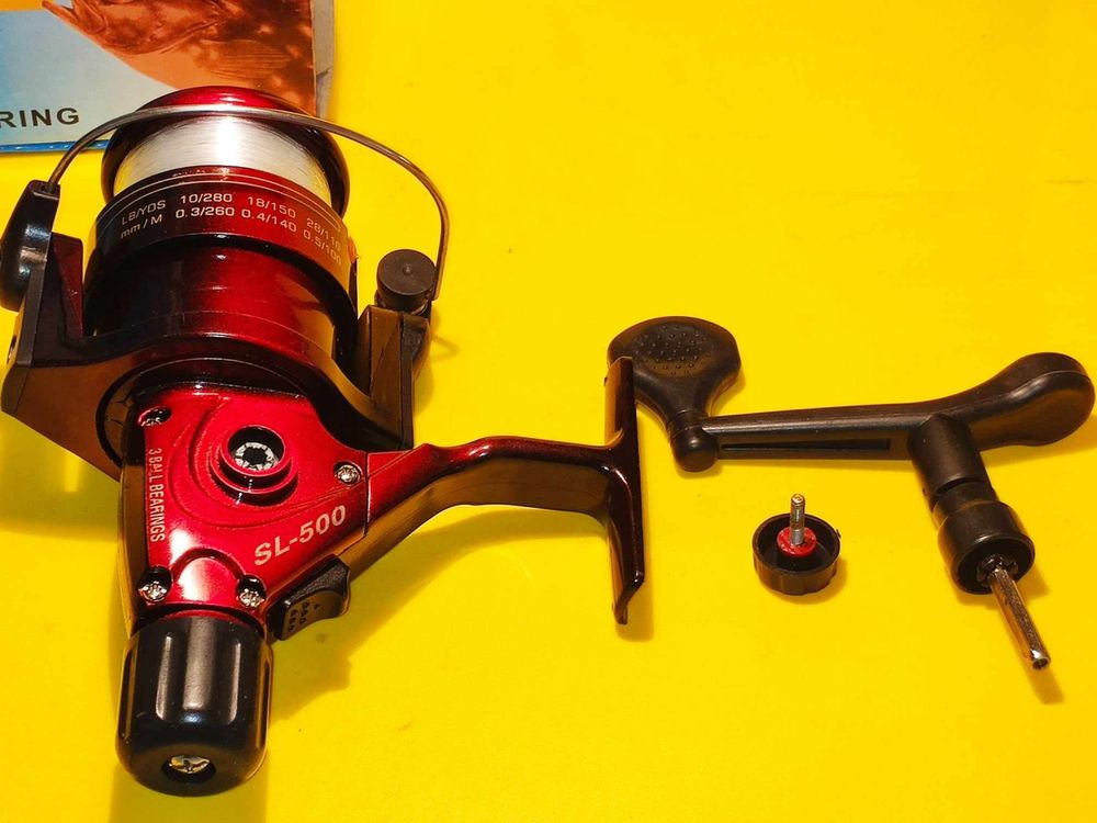 Angelrolle Mit Metallspule - Für Süß- Und Salzwasser Angeln