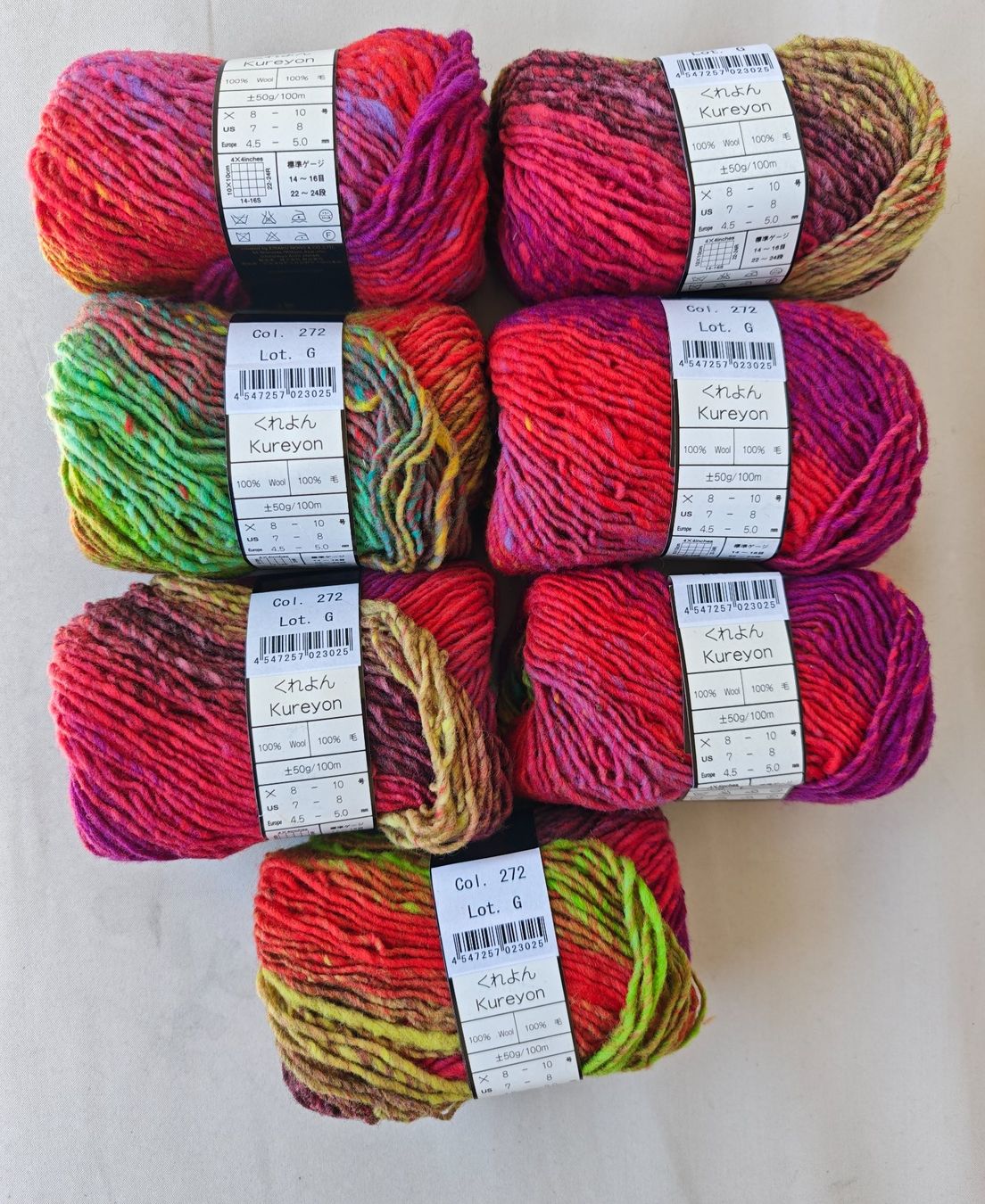 Lana: 7x Noro "Kureyon" Wolle Made in Japan – Nuovo e nell'imballaggio originale da Liebefeld venduto da manyawoods 1