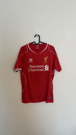 Orginal Liverpool 2013 2014 Home Trikot S Warrior Jersey