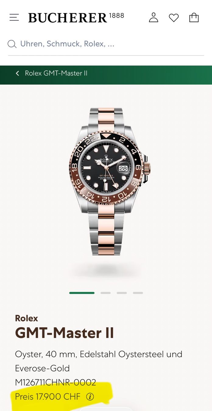 Rolex Orologi: Rolex, GMT Master II, Rootbeer (Full Set CH) – Nuovo (secondo la descrizione) da Aarau venduto da eddi.o 9