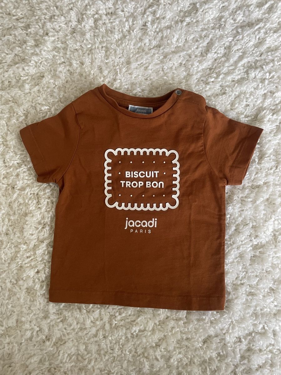 Jacadi Camicie, Top & T-shirt: T-shirt Jacadi marron 18 mois  – Nuovo (secondo la descrizione) da Versoix venduto da Pti-pois