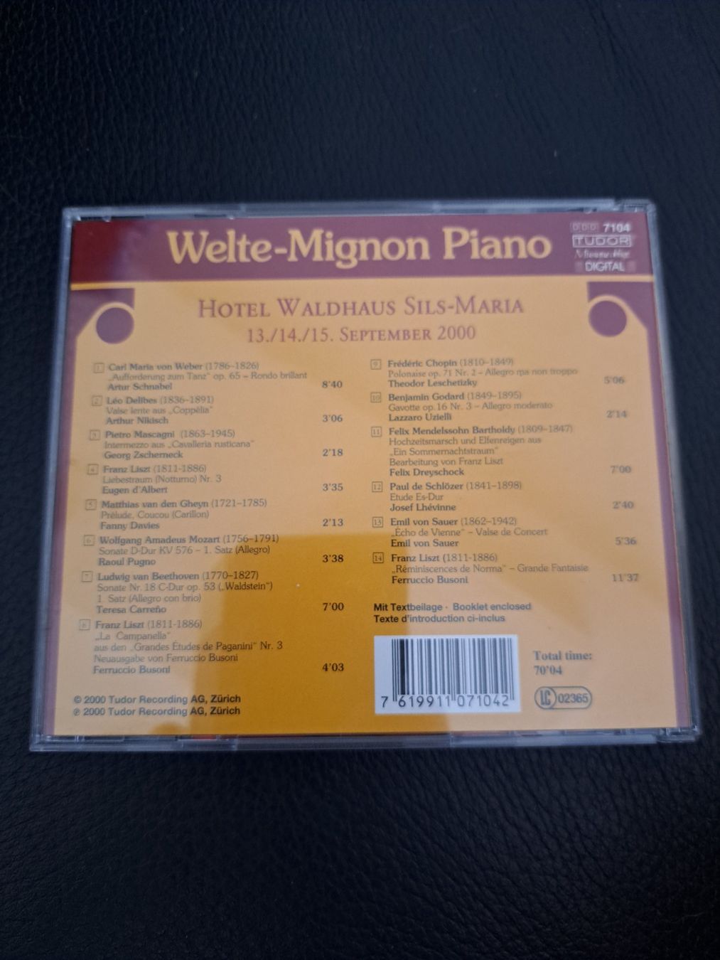CD: CD Welte-Mignon Piano – Usato da Marly venduto da mic_7k82 1