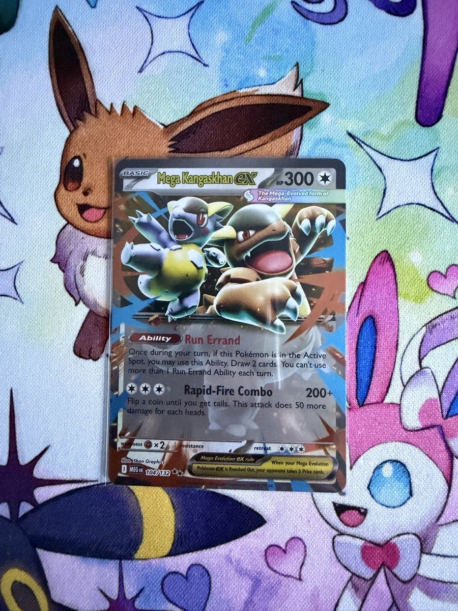 Pokémon Carte collezionabili: Pokemon Mega Kangaskhan EX 104/132 MEG – Usato da Grindelwald venduto da TSG-G-Town