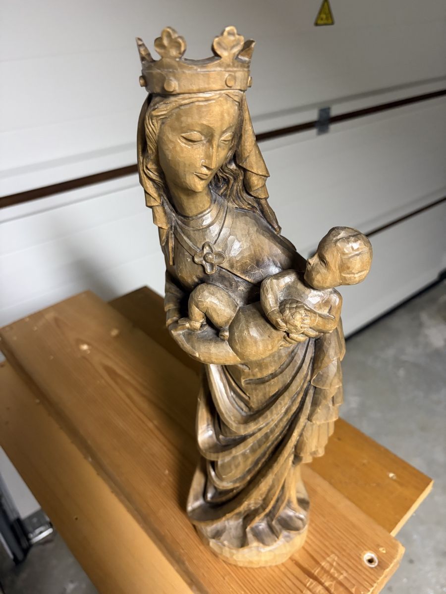 Figurines: Madonna mit Kind, handgeschnitzt, ca. 40cm hoch – D'occasion à Hägendorf par StuderPascal 7