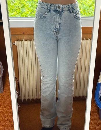 Jeans bootcut bleu