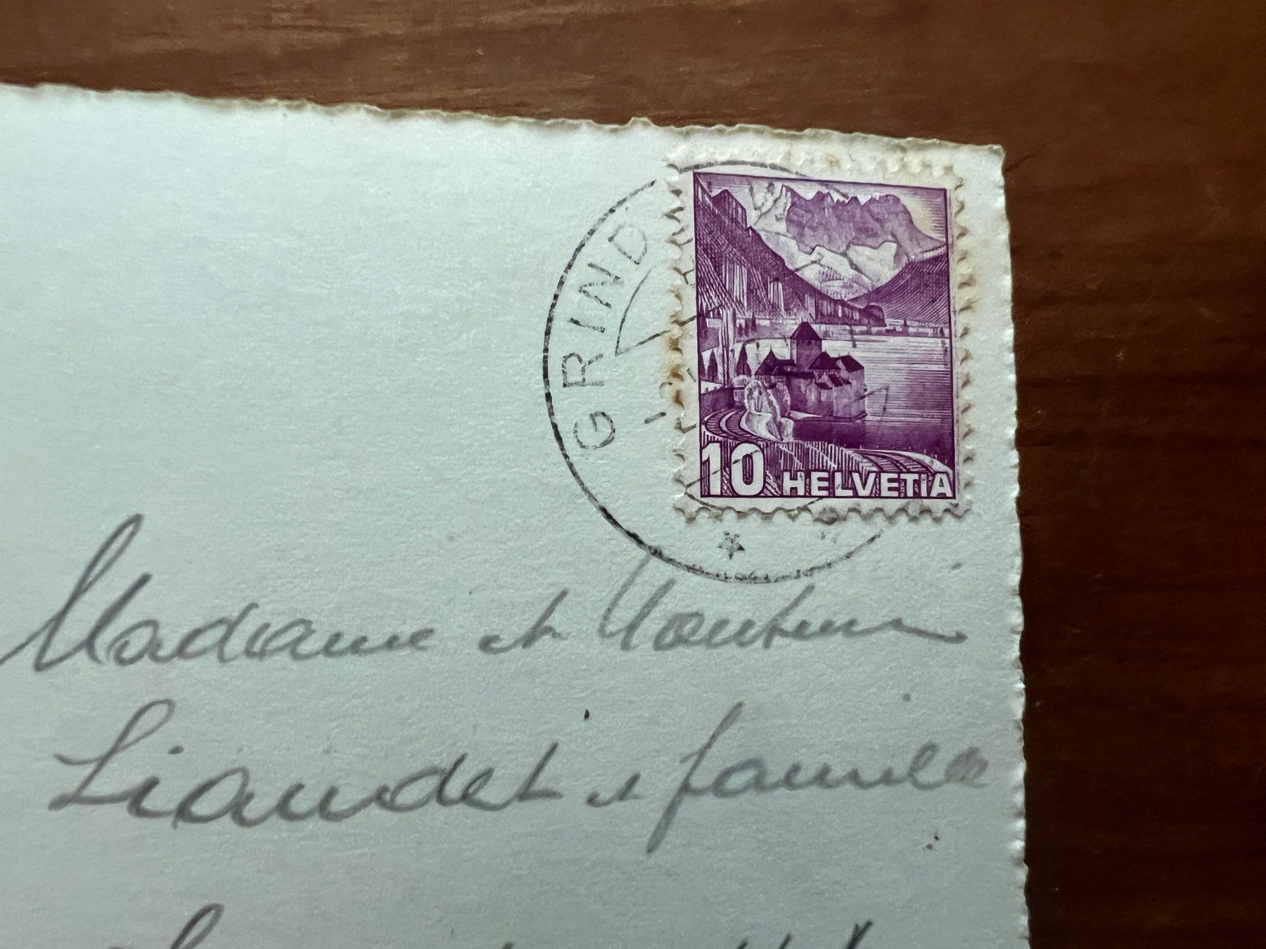 Ansichtskarten: AK 1942 Grindelwald  (G2803) – Gebraucht aus Hinwil von Sidi4 1