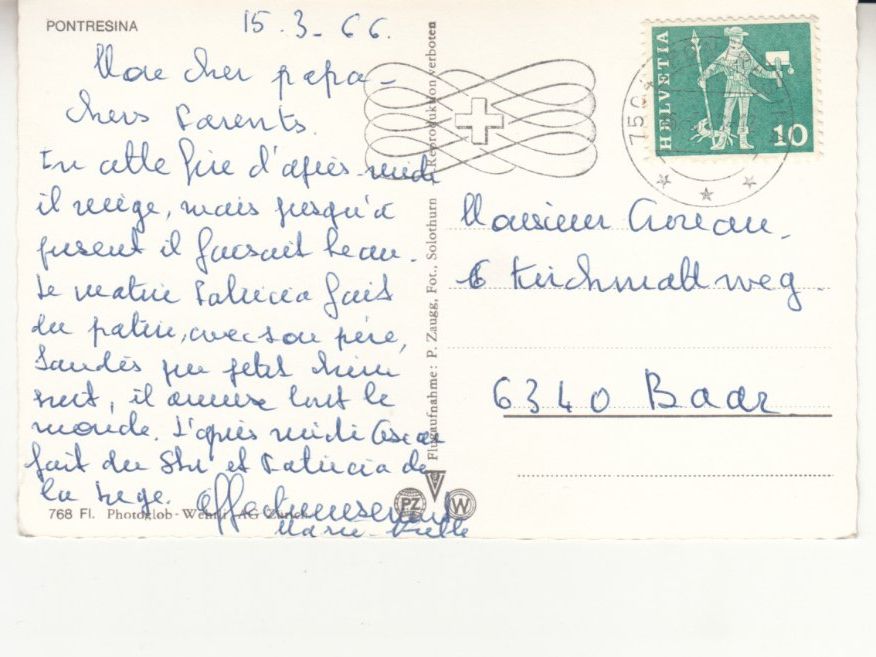 Cartes postales: Pontresina 1966 – D'occasion à Bürglen TG par StampGraf 1