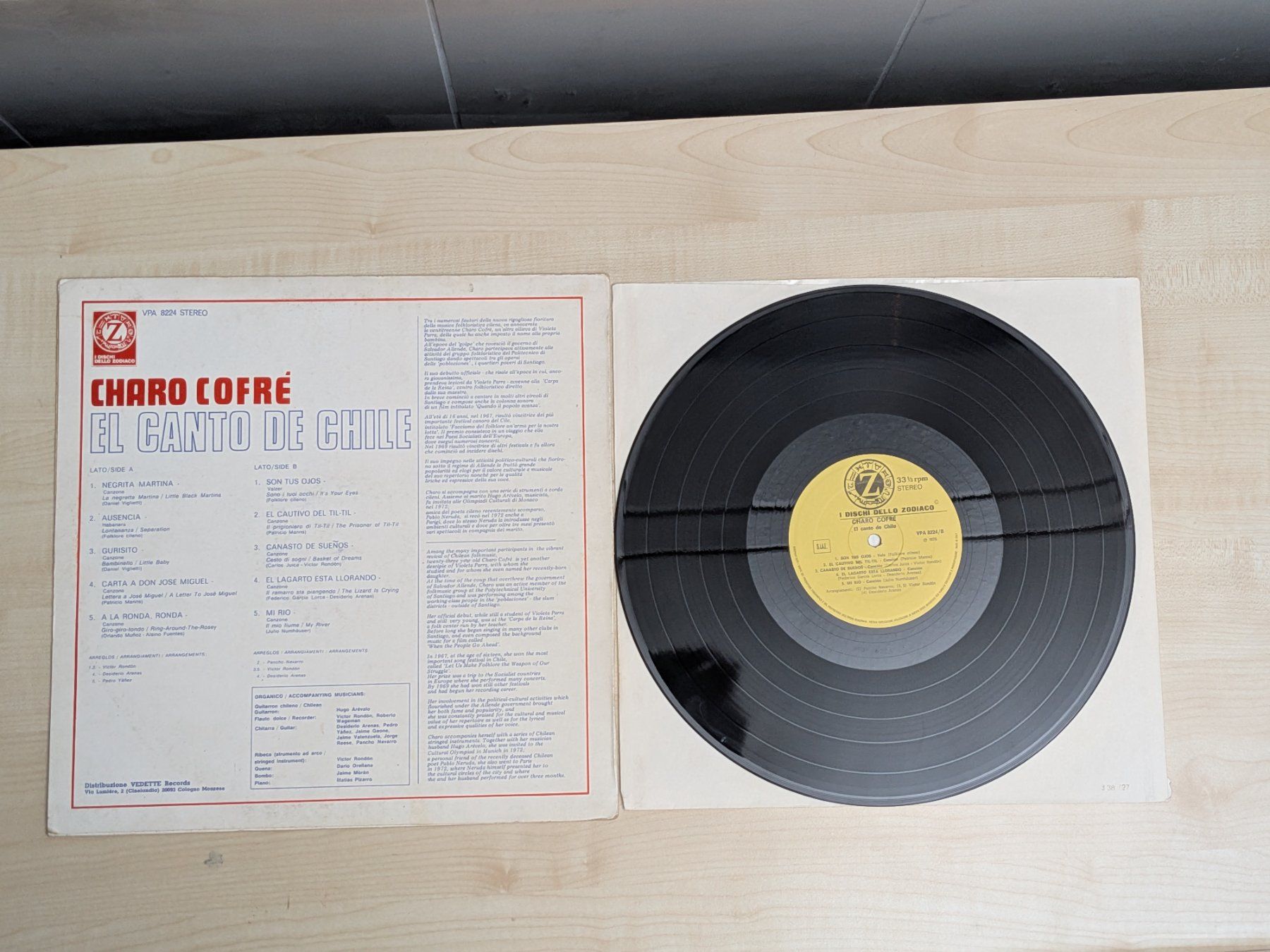 Dischi in vinile: Charo Cofre - El canto de Chile – Usato da Wallisellen venduto da Yurito 1