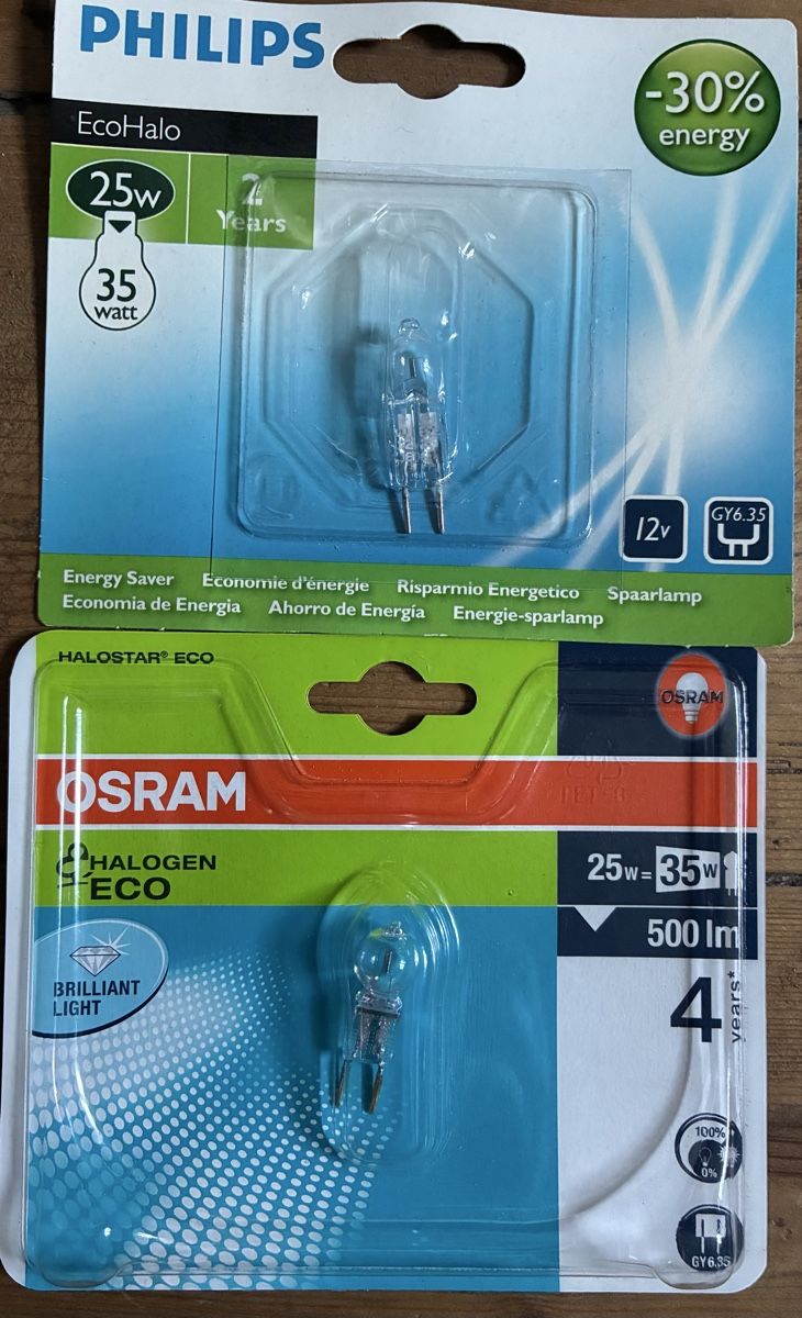 Osram Lampade: Halogenlampe Osram Halostar Eco 25W 500lm neu – Nuovo e nell'imballaggio originale da Oberrüti venduto da Jomaru