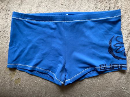 Badehose Herren Gr.L blau innen mit Zugband