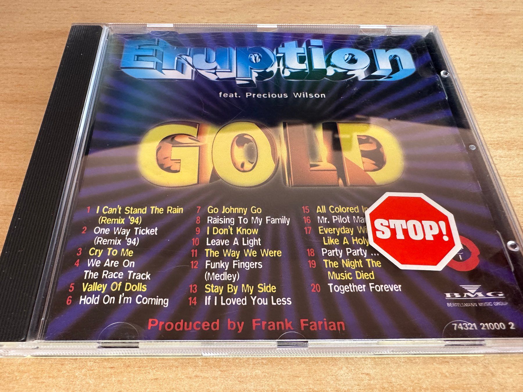 CD: Eruption – Gold - 20 Super Hits – Usato da Rikon im Tösstal venduto da Alpenmutz 1