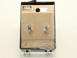 Ohrstecker Silber 925 / Türkis
