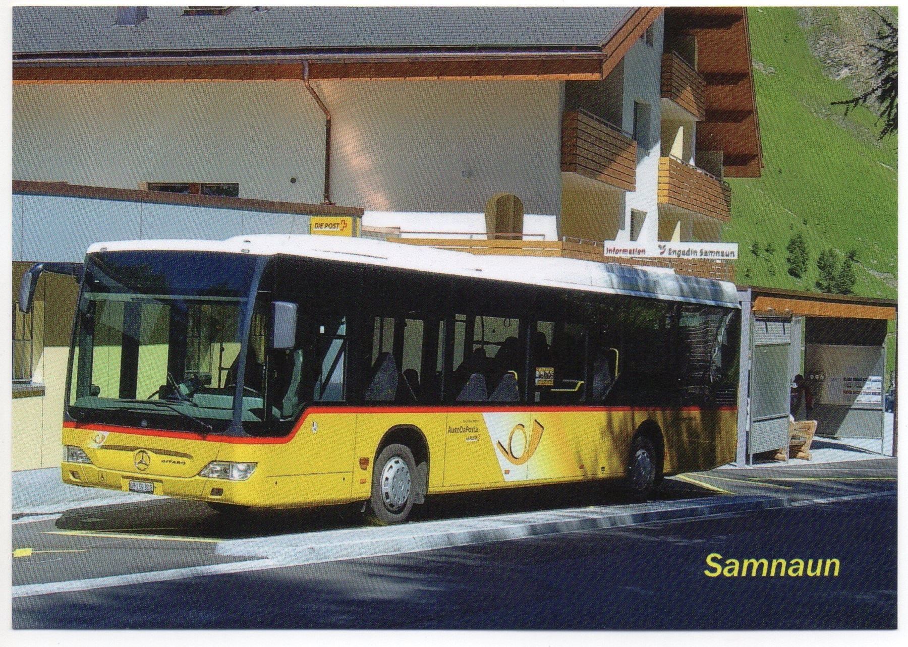 Cartoline postali: SAMNAUN Post, Postauto GR 159302 – Nuovo (secondo la descrizione) da Jona venduto da philajona