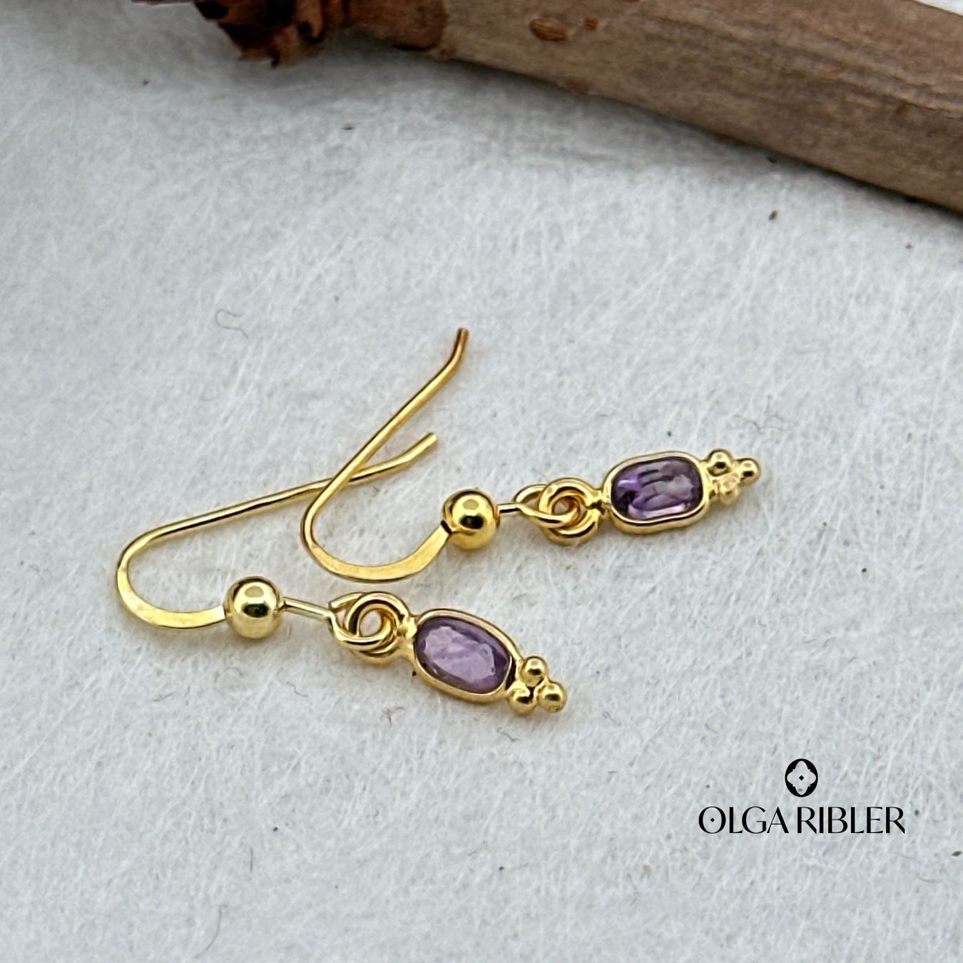 Olga Ribler Orecchini pendenti & Orecchini a lobo: Sterling Silber 925 Ohrringe mit Amethyste – Nuovo (secondo la descrizione) da Luzern venduto da Schmuckoutlet 6