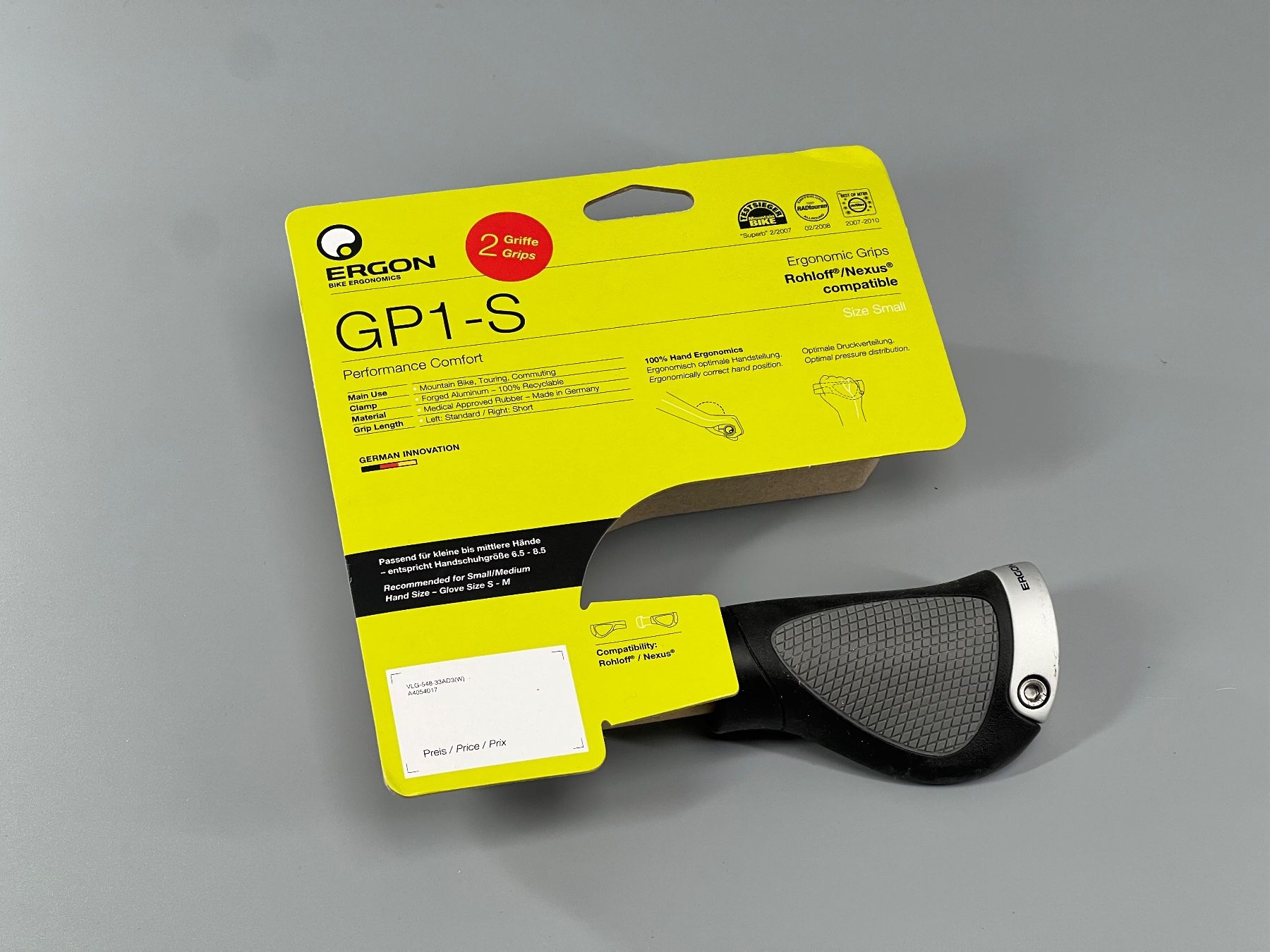 Pezzi di ricambio: Ergon GP1-S Velo Griffe, neu – Nuovo e nell'imballaggio originale da Sennhof venduto da Johnbest