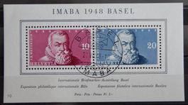 Schweiz Kat. Block 13 gest. ET 1948 Kat. 500 Fr.